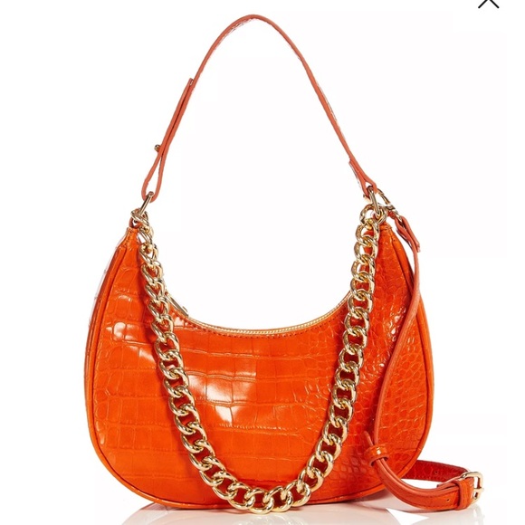 Aqua Handbags - Aqua shoulder bag in orange the bag can also be worn as a crossbody.